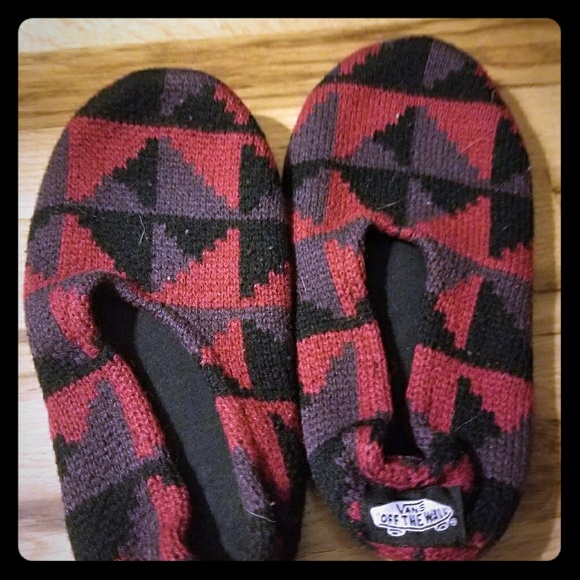 vans house slippers